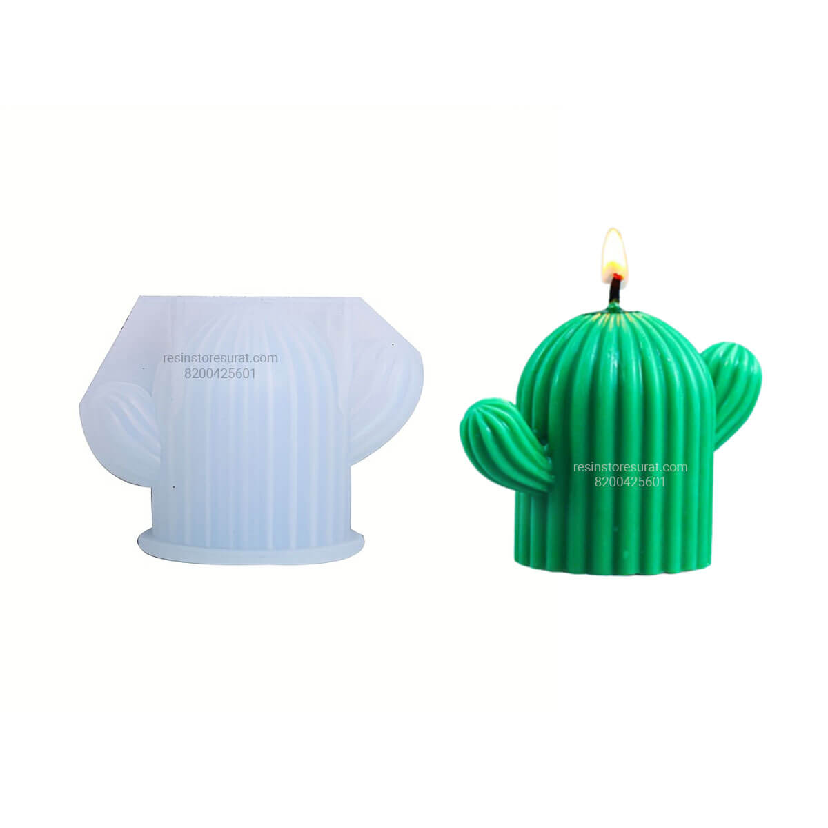 Cactus Silicone Candle Mould for Decorative Candle | Candle Material Hub