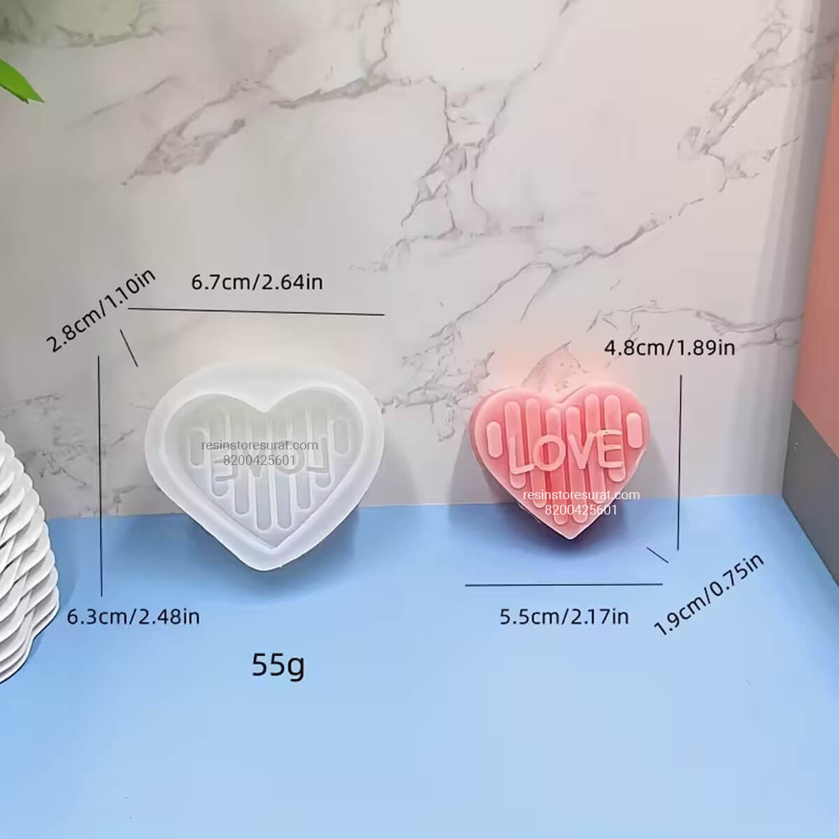 Heart & Love Silicone Candle Mould – 36 for Romantic Candles | Candle Material Hub