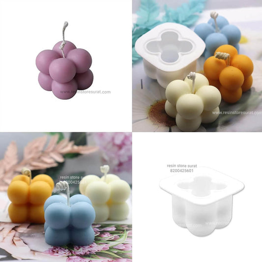 Small Bubble Silicone Candle Mould for Candle Making | Candle Material Hub