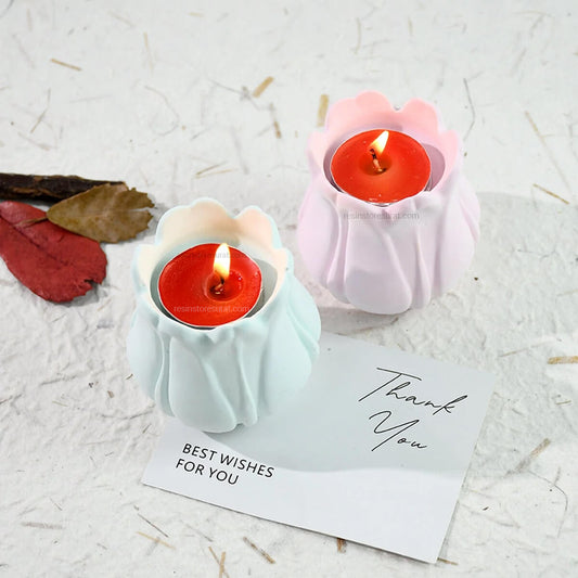 Tulip Corolla Silicone Candle Mould for DIY Candle Making | Candle Material Hub