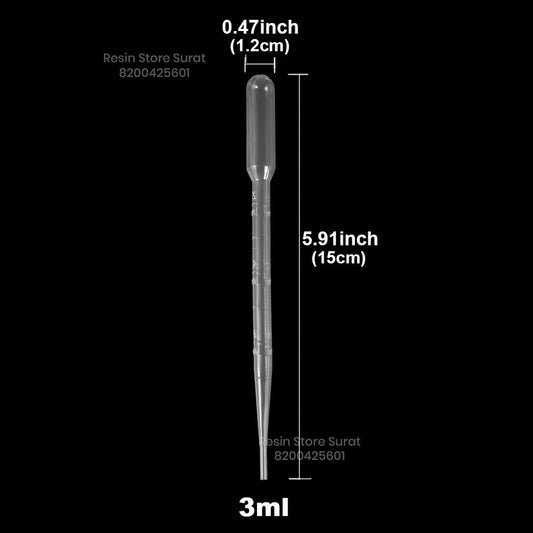 Plastic Dropper 3 ML (5 Pcs) for Fragrance Oil Measurement | Candle Material Hub