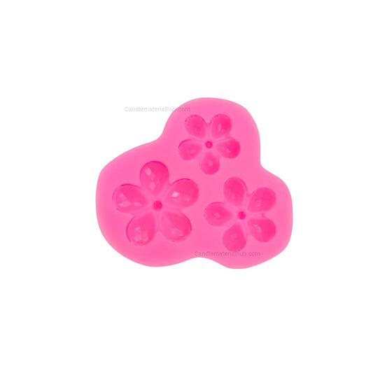 3 Cavity Candle Flower Mould - 25