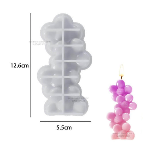 4 Cavity Sunflower Silicone Candle Mold for DIY Candle | Candle Material Hub