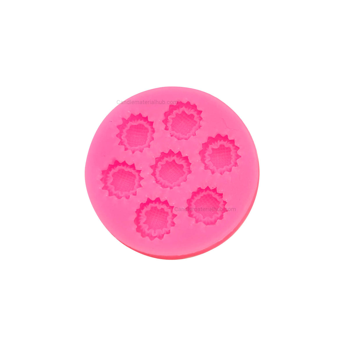 7 Cavity Candle Flower Mould - 97