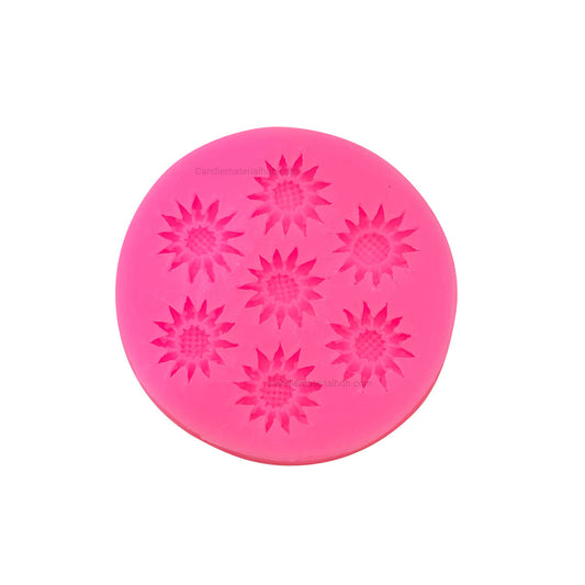 7 Cavity Candle Flower Mould - 99