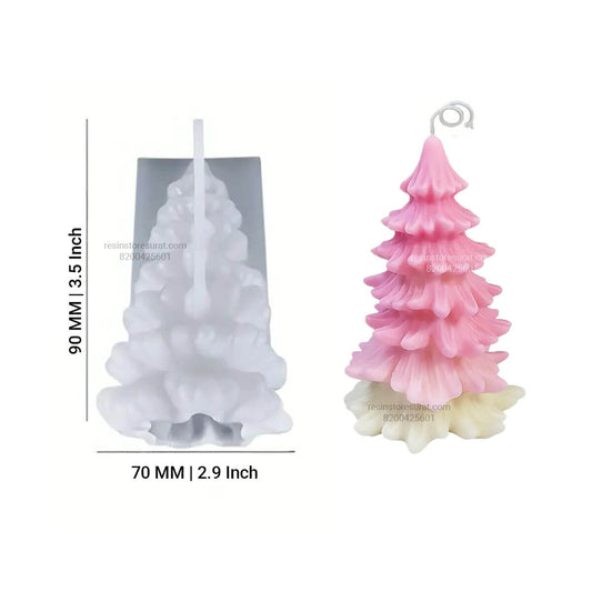 Christmas Tree Silicone Candle Mould for Festive Candles | Candle Material Hub