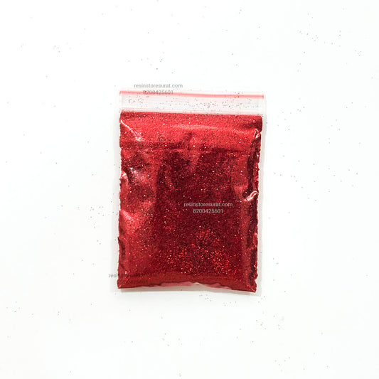 Ultra Fine Red Glitter for Candle Decoration & DIY Crafts | Candle Material Hub