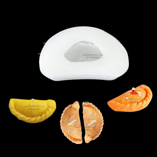 Gujiya Silicone Candle Mould – 70 for Candle Making | Candle Material Hub