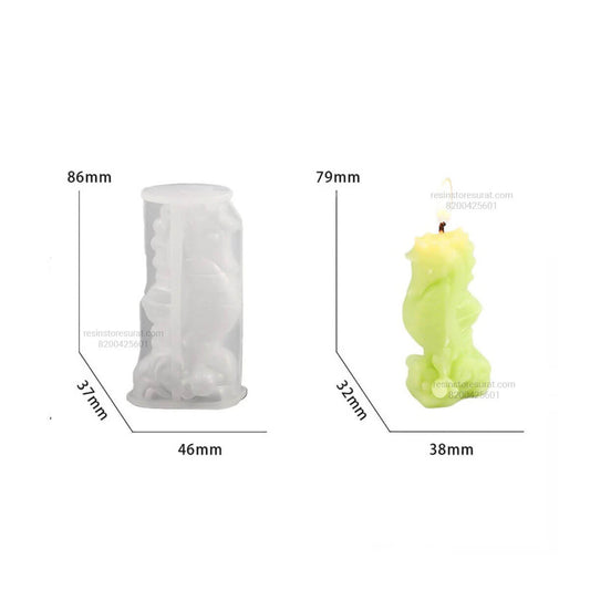 Sea Horse Silicone Candle Mold for Decorative Candle | Candle Material Hub