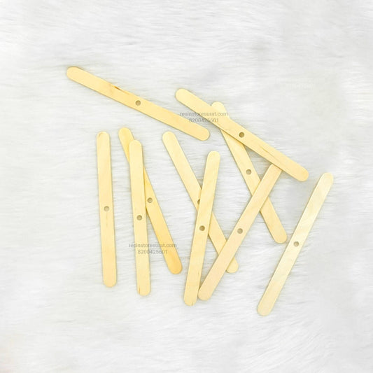 Small Wooden 1-Hole Wick Holder (10 Pcs) for Candle Making | Candle Material Hub