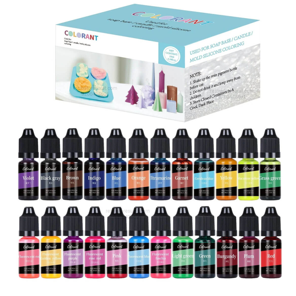 Candle Color Set – Multicolor Dye Kit for Candle Making