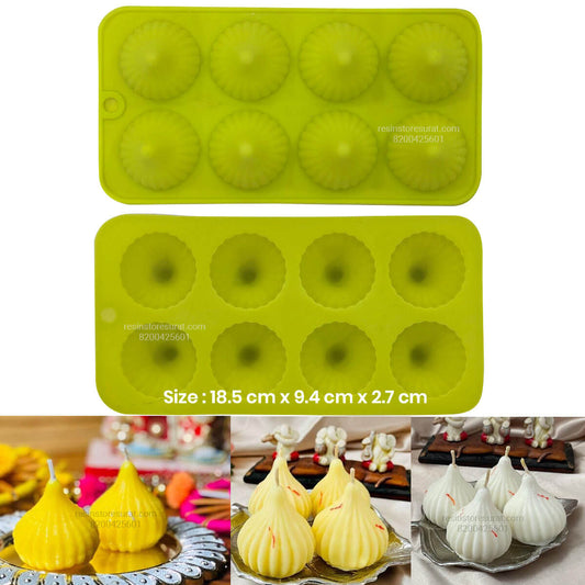 Modak Silicone Candle Mould for Festive Candles | Candle Material Hub