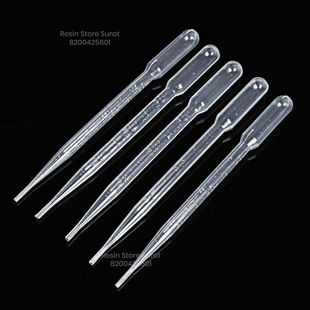 Plastic Dropper 3 ML (5 Pcs) for Fragrance Oil Measurement | Candle Material Hub