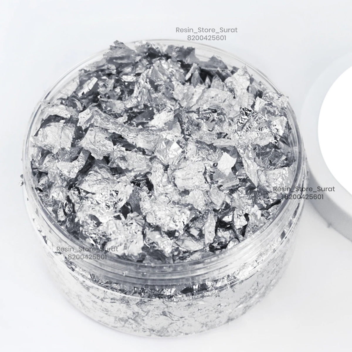 Silver Foil Flakes for Candle Decoration & DIY Crafts | Candle Material Hub
