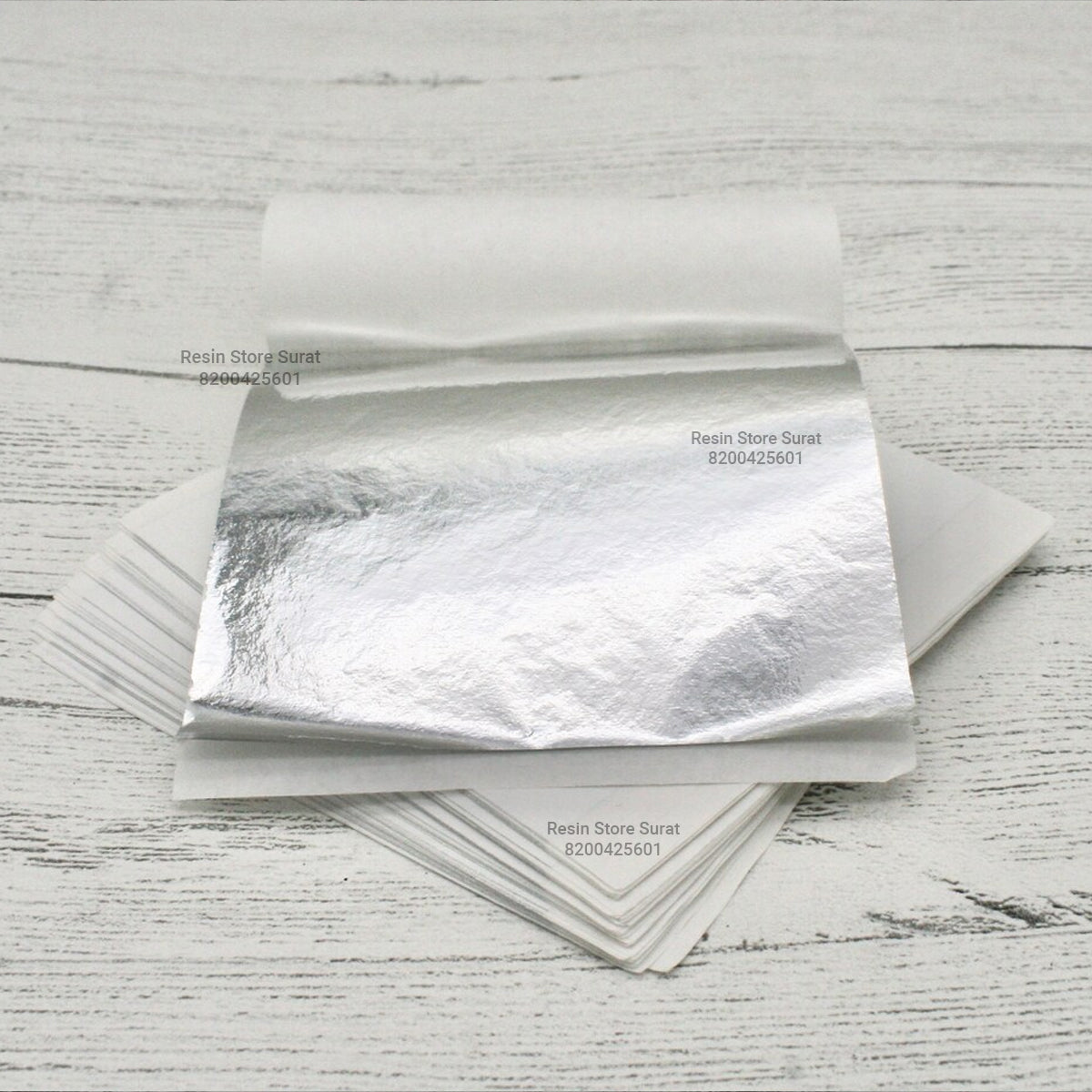 Silver Foil Sheet (10 Pcs) for Candle Decoration & DIY Crafts | Candle Material Hub