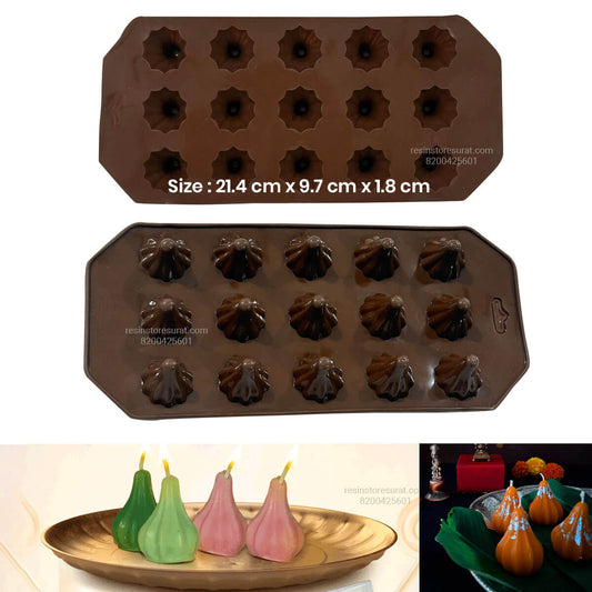 Small Modak Silicone Candle Mould for Festive Candles | Candle Material Hub